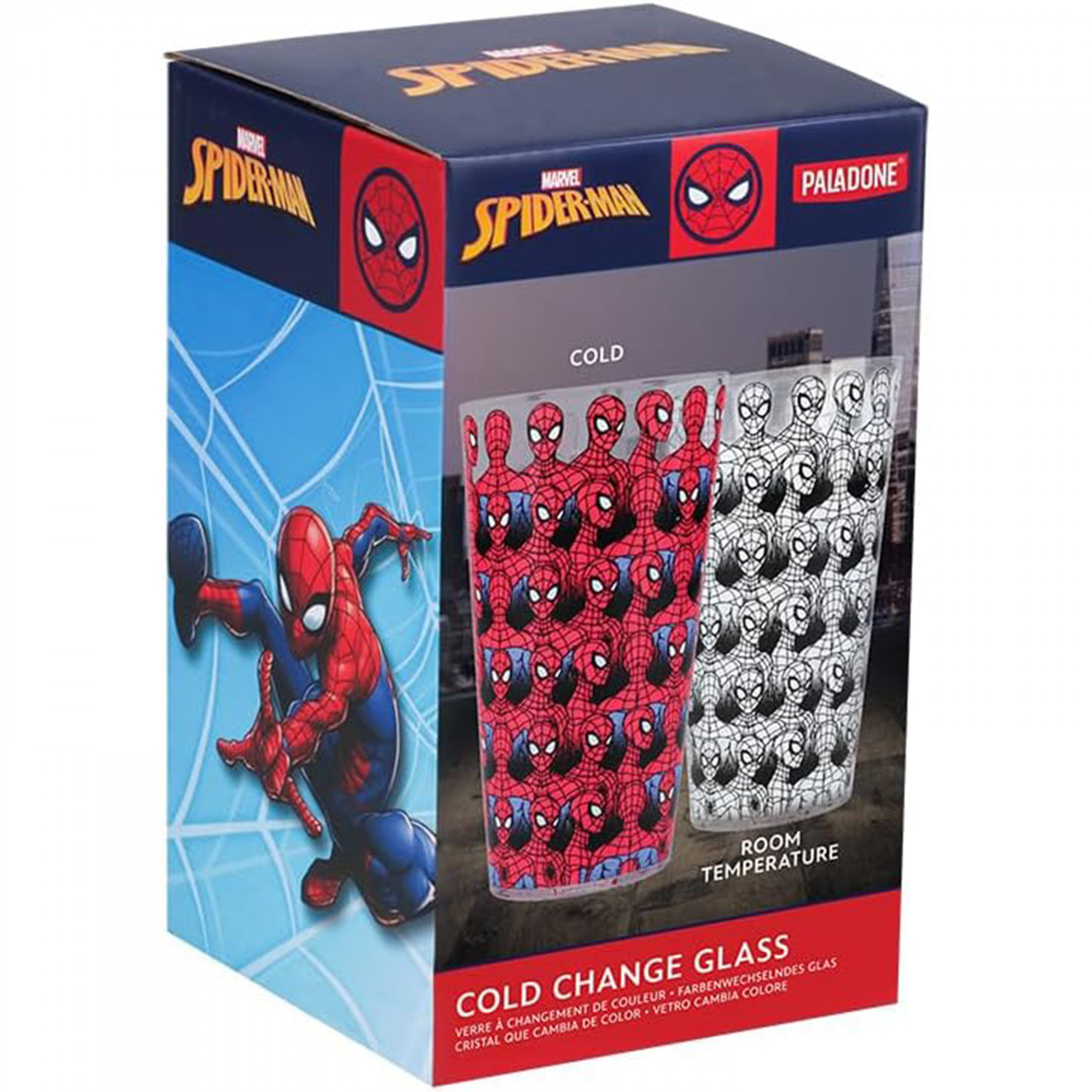 Spider-Man Character Turn-Around Color Changing Pint Glass